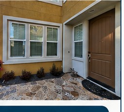 Welcoming home entry